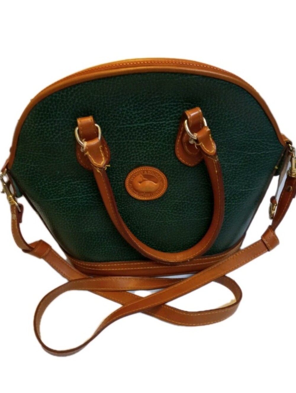 Vintage Dooney & Bourke Bag Green Has Flaws See Pictures